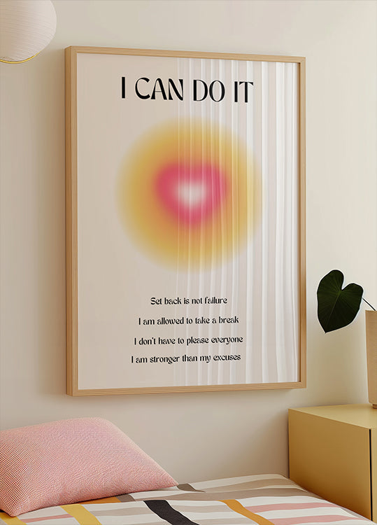 Motivational Aura Poster