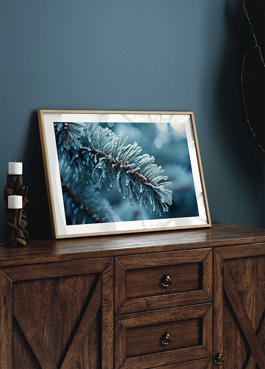 Frost-Kissed Pine Poster