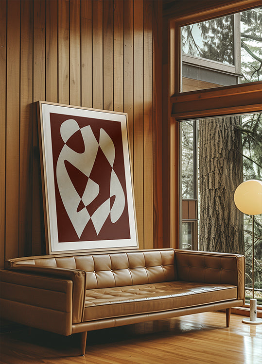 Geometric modern shapes 1 Poster