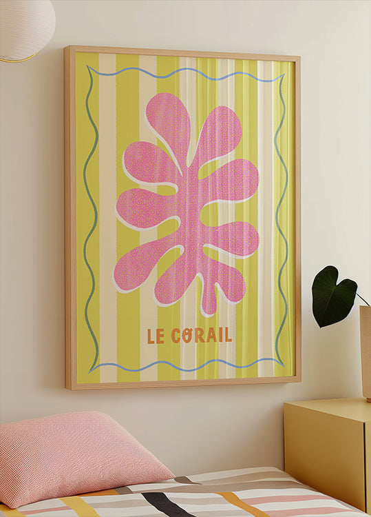 Le Corail Lemon/Cream Poster