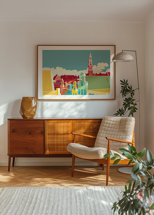 Amsterdam Jordaan Westerkerk Poster