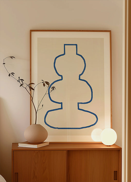 Abstract Silhouette Poster