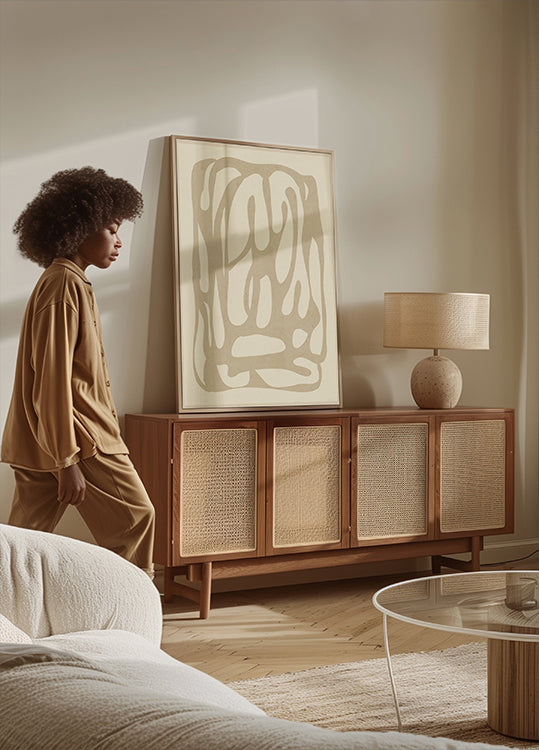 Modern Abstract Art 89 Poster