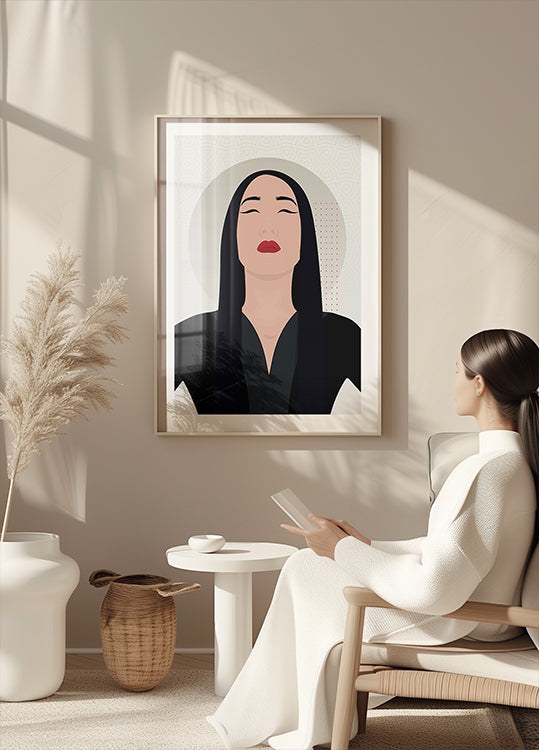 Elegant Geisha Poster