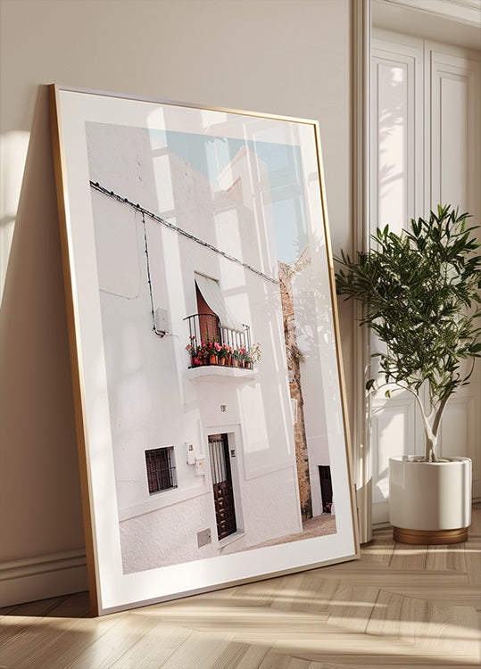 White Andalusia House Poster