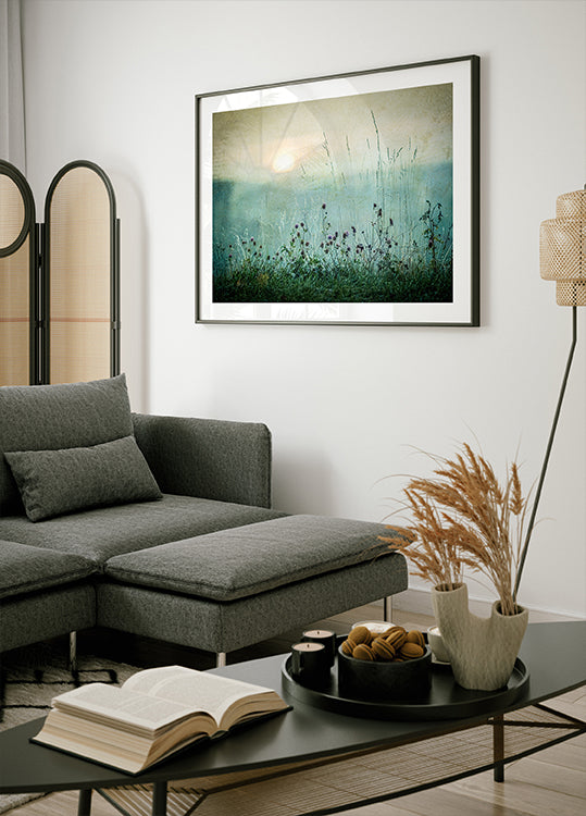 Autumn sunrise Poster