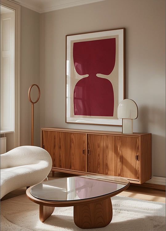 Crimson Reflection Poster