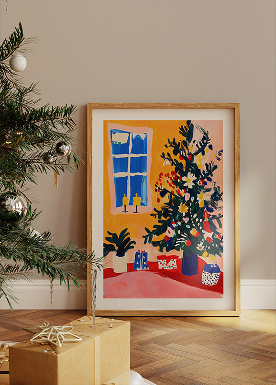 Festive Cozy Corner Poster
