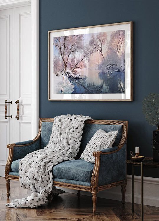 Christmas Lace Poster