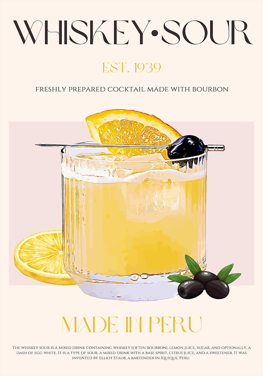 Peruvian Whiskey Bliss Plakat - Posterbox