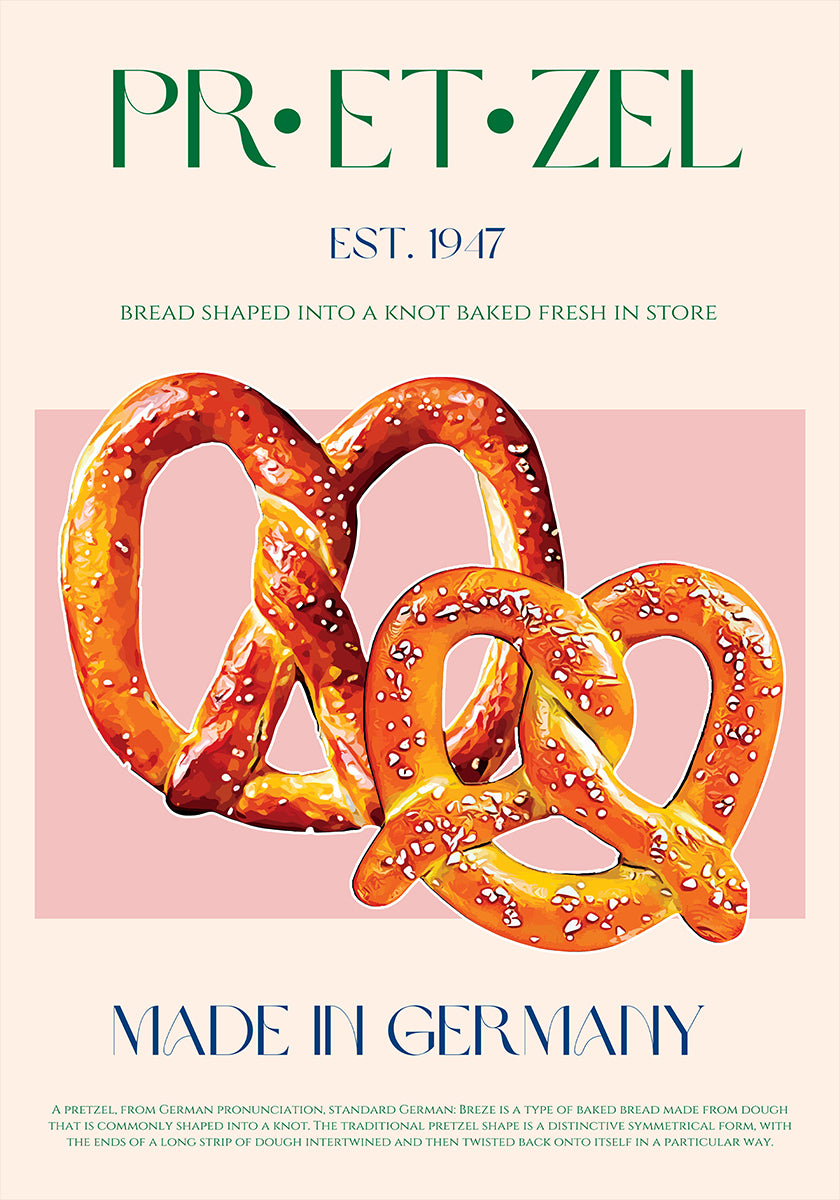 Pretzel Delight Plakat - Posterbox