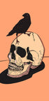 Skull And Raven Plakat - Posterbox