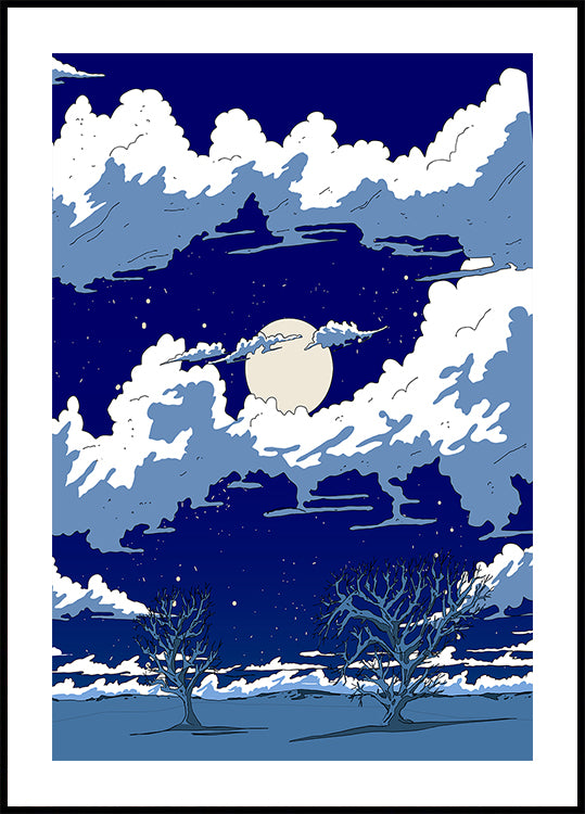 Sky and Stars Plakat - Posterbox