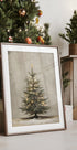Vintage Christmas Tree Plakat - Posterbox