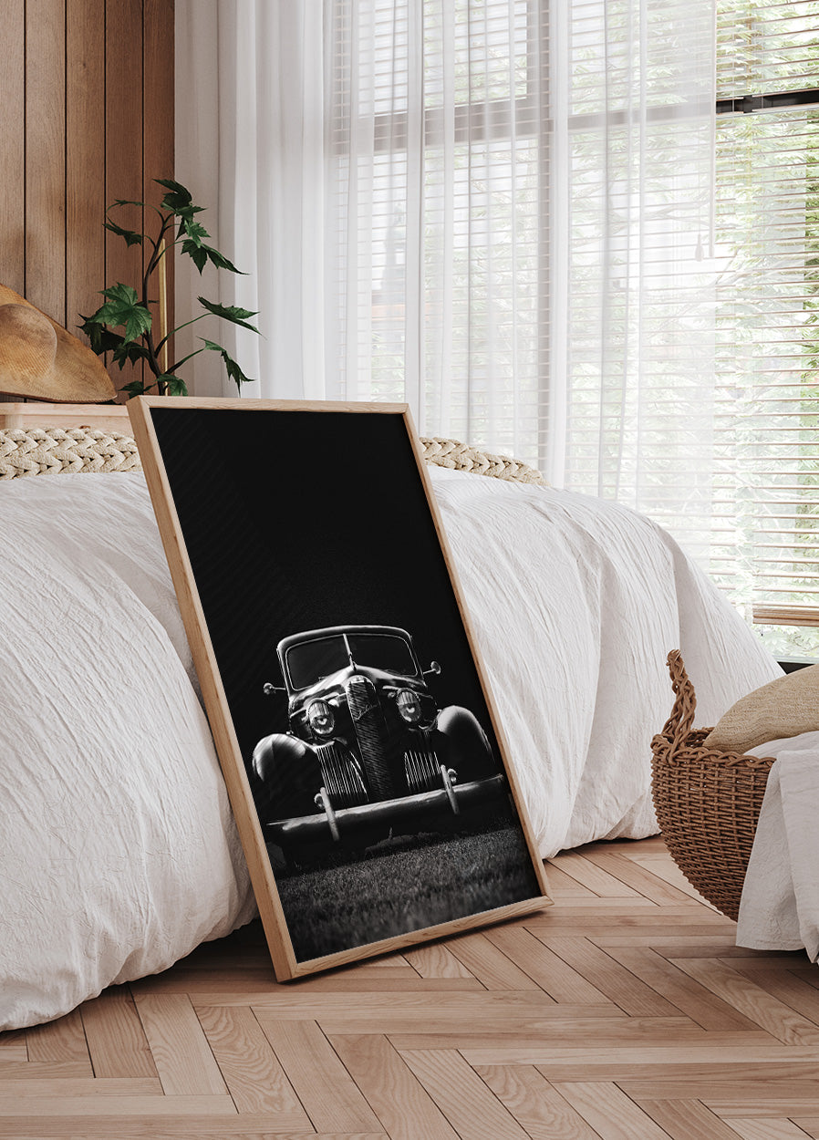 Old Black Car Poster - Posterbox.dk