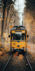 Old Yellow Train Poster - Posterbox.dk