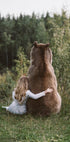 Women And Bear Plakat - Posterbox