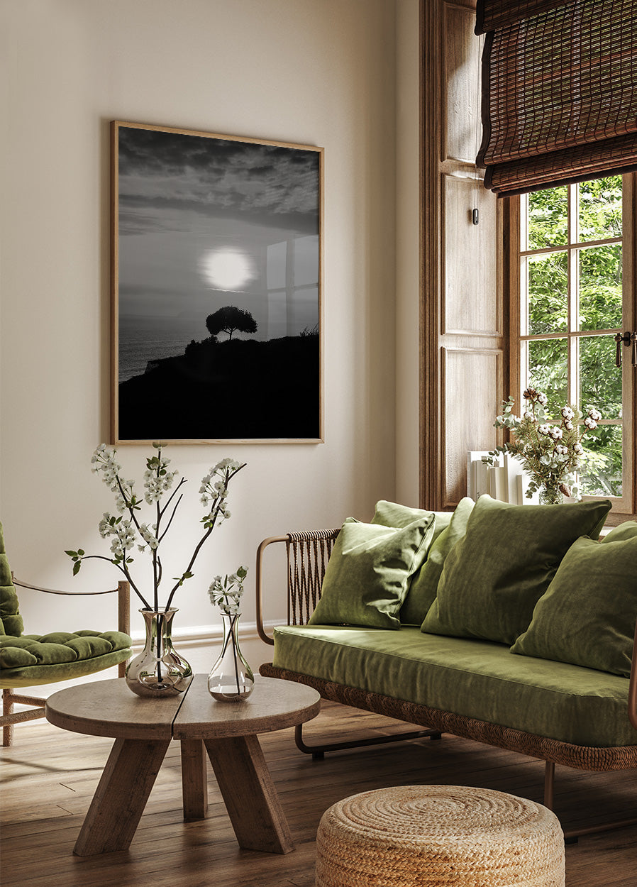 One Tree At Sunset Poster - Posterbox.dk