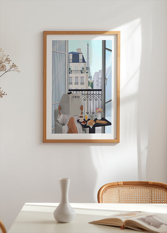 Paris Balcony Plakat - Posterbox