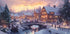 Pictufy Christmas Village Plakat - Posterbox