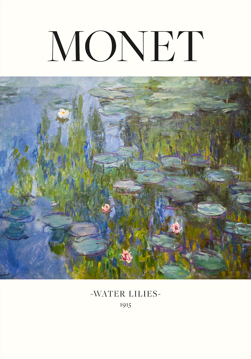 Water Lilies 1915 Poster