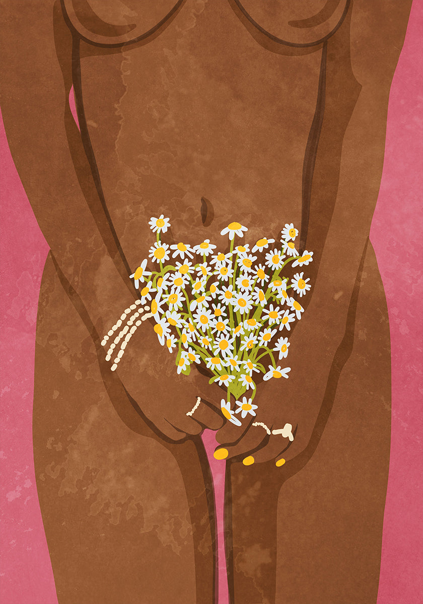 Wearing Flowers Poster