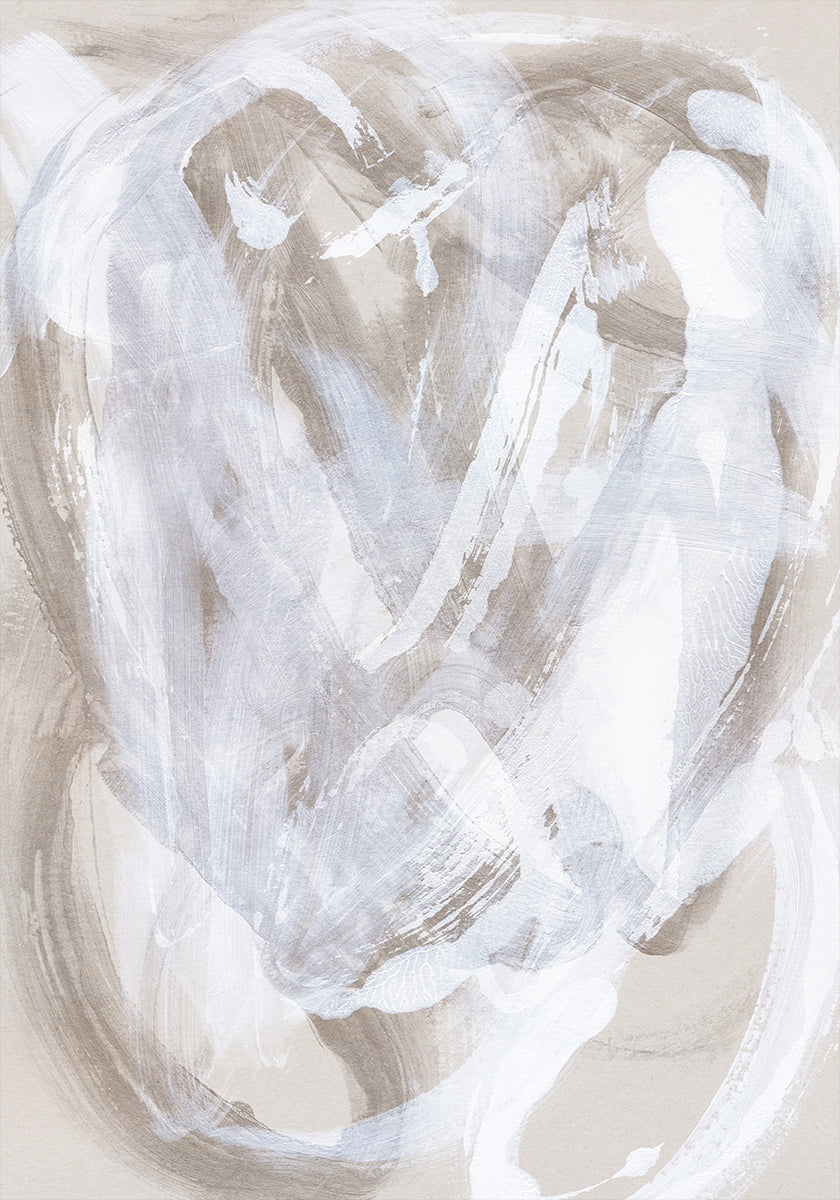 Abstract Brush Strokes 146 Poster