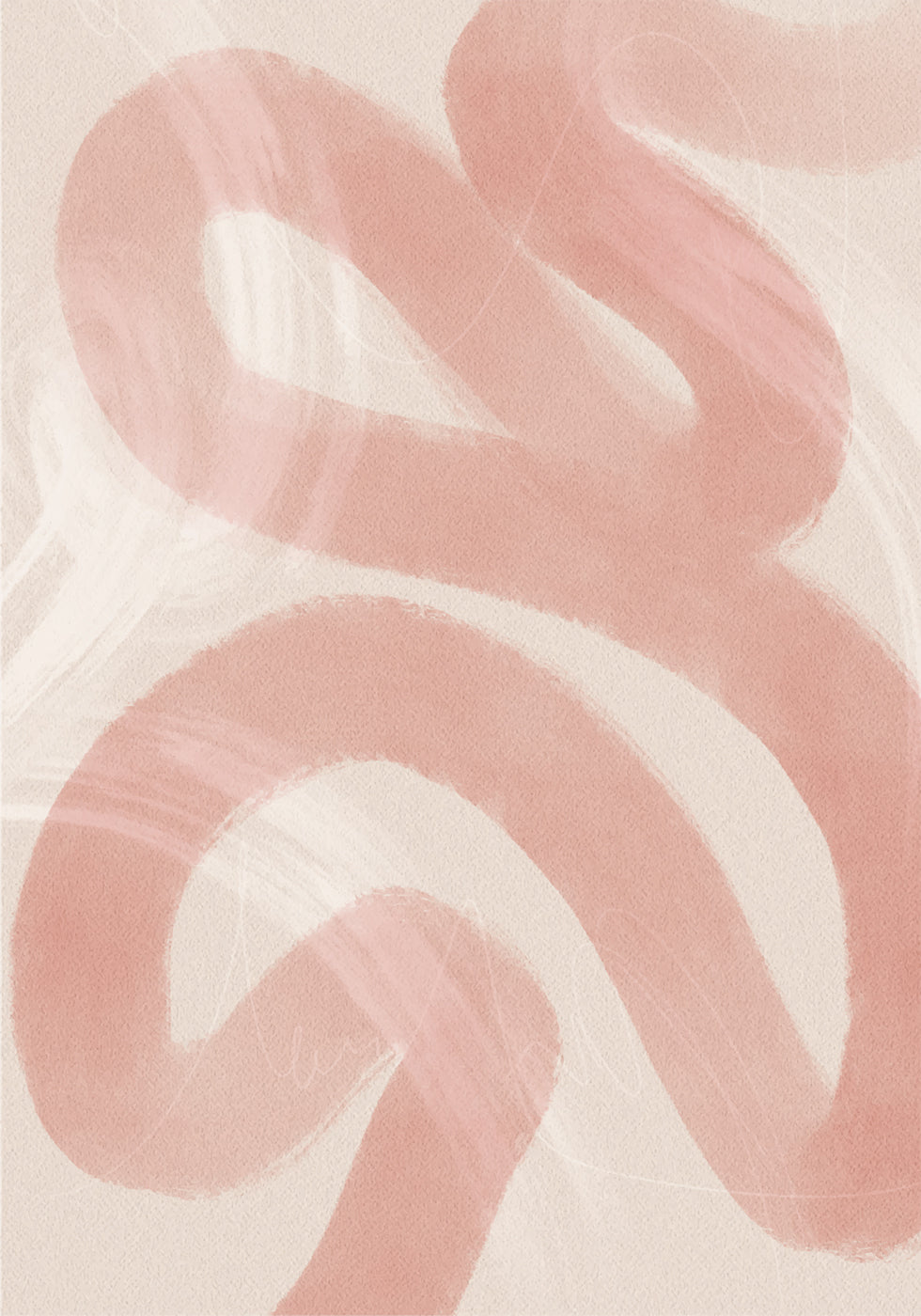Pink Abstract Poster - Posterbox.dk