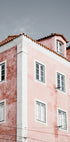 Pink Building in Lisbon Poster - Posterbox.dk