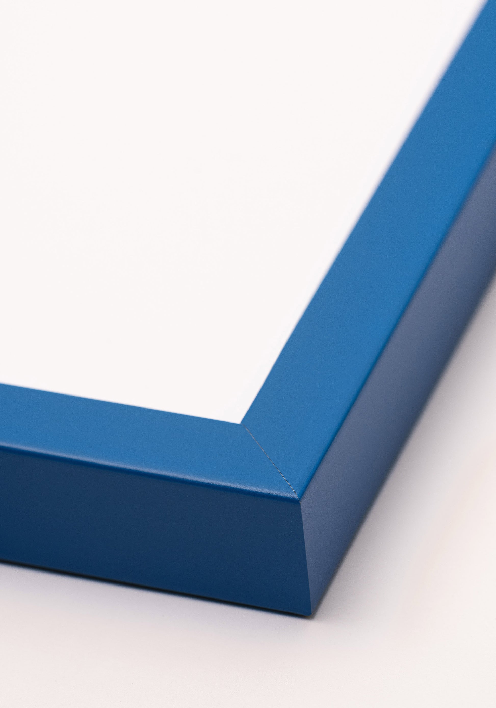 Blue wooden frame - Posterbox.dk