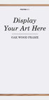 Oak wooden frame - Posterbox.dk