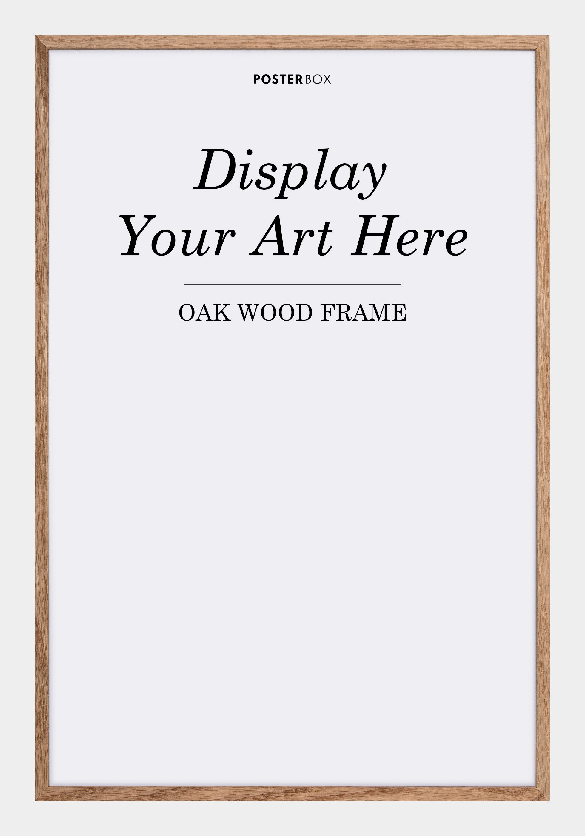 Oak wooden frame - Posterbox.dk