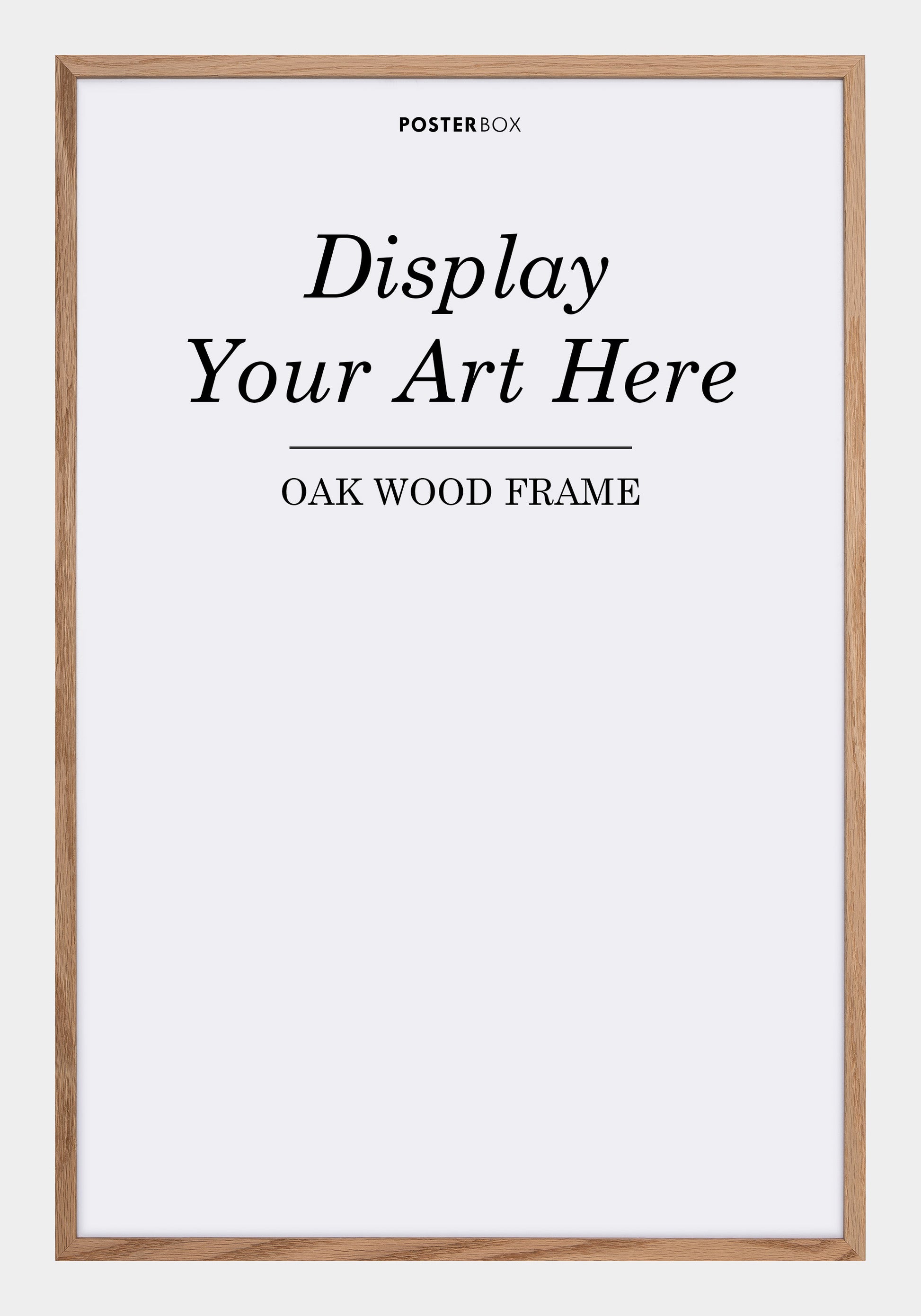 Oak wooden frame - Posterbox.dk
