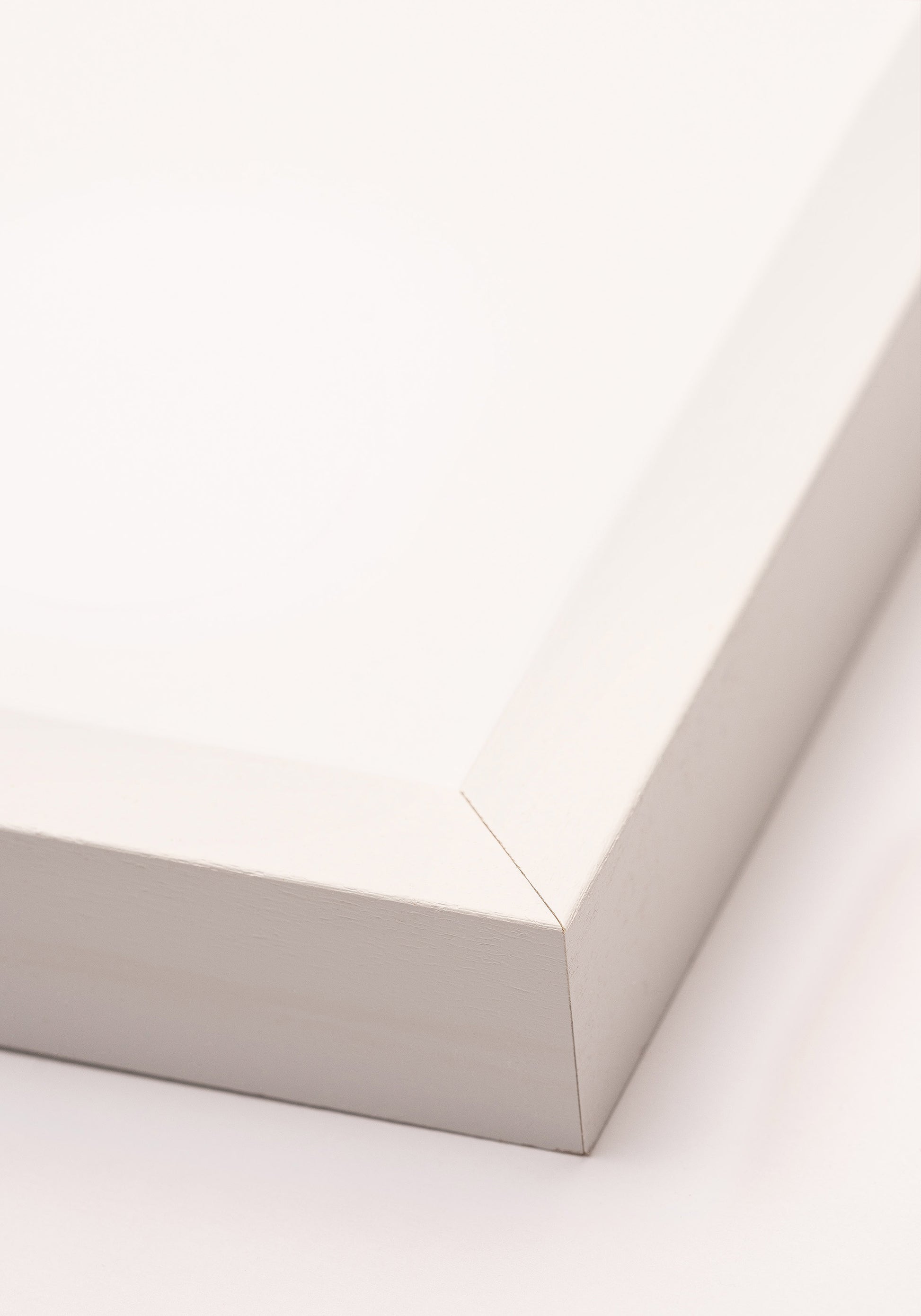 White wooden frame - Posterbox.dk