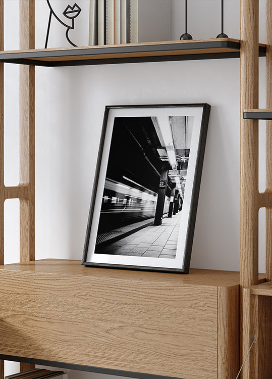 23 Street, New York (B&W) Poster - Posterbox.dk