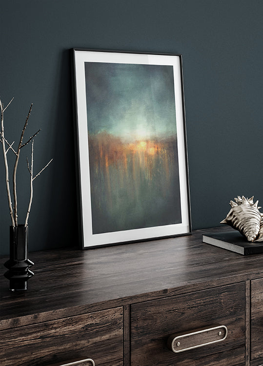 Abstract Surreal Sunset Poster - Posterbox.dk