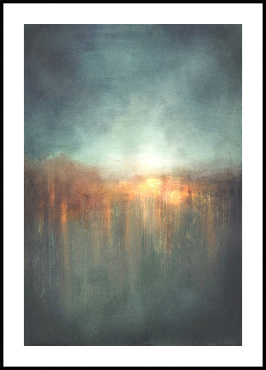Abstract Surreal Sunset Poster - Posterbox.dk