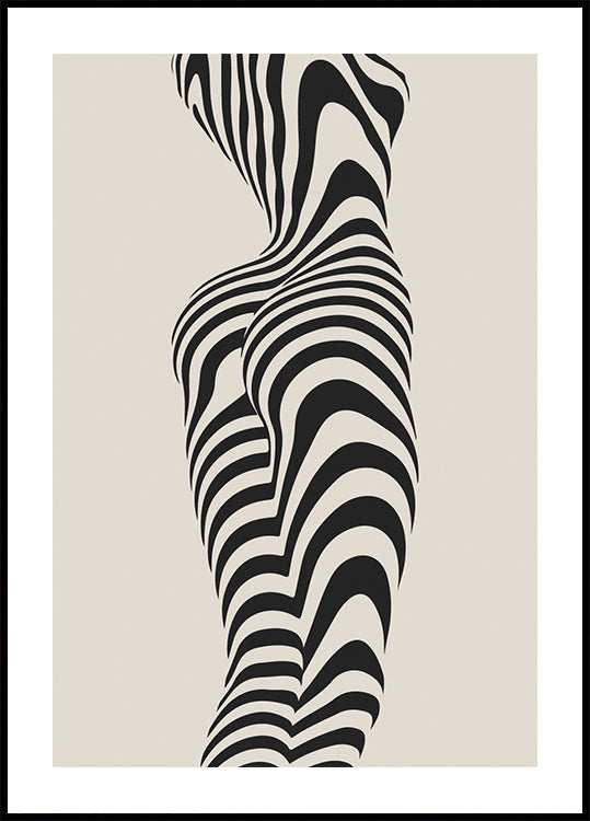 Abstract Woman Figure Poster - Posterbox.dk