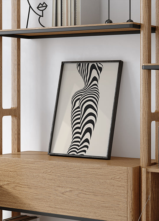 Abstract Woman Figure Poster - Posterbox.dk