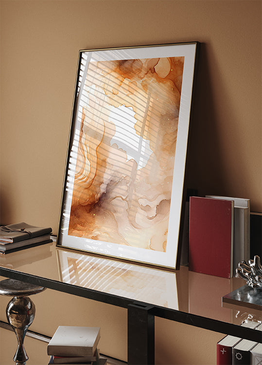 Abstraction in Autumn Colors Poster - Posterbox.dk