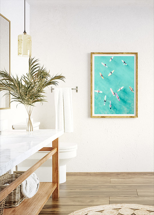 Aerial Surfers Poster - Posterbox.dk