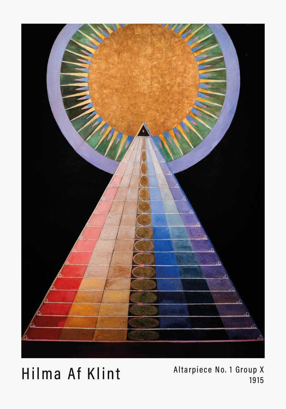 Altarpiece No. 1, Group X by Hilma af Klint Poster - Posterbox.dk