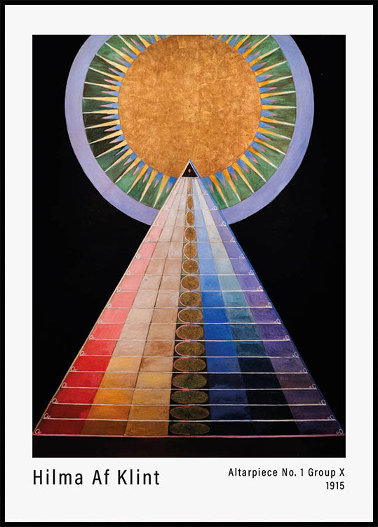 Altarpiece No. 1, Group X by Hilma af Klint Poster - Posterbox.dk