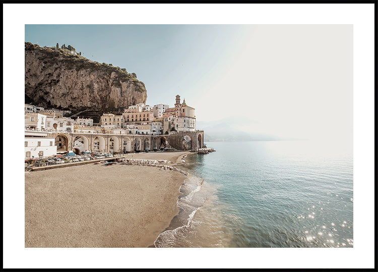 Amalfi Coast Morning Light Poster - Posterbox.dk