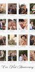 Anniversary Memories, Romantic Photo Collage Poster - Posterbox.dk