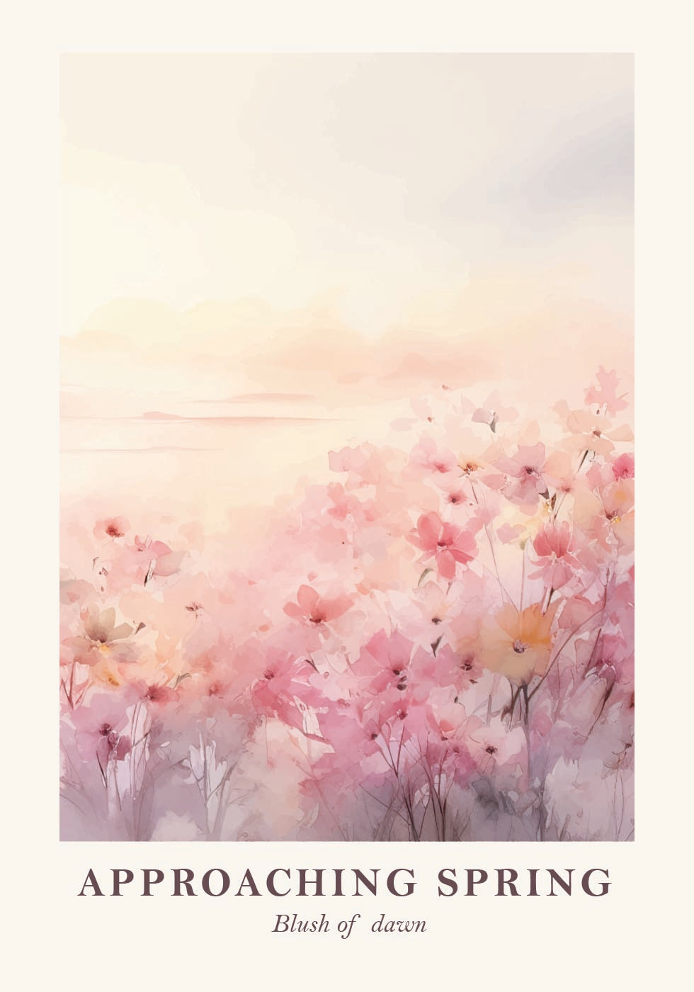 Approaching Spring Poster - Posterbox.dk