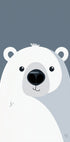 Arctic Smile, Polar Bear Poster - Posterbox.dk