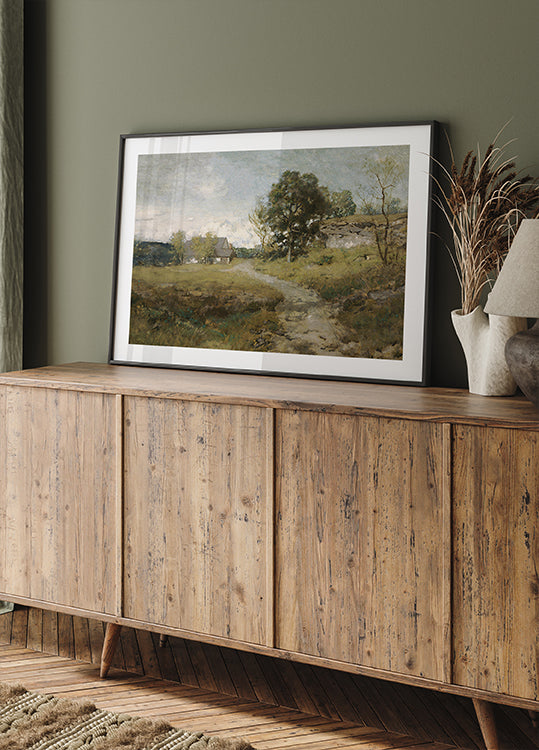 Arkville Landscape By Alexander H. Wyant Poster - Posterbox.dk