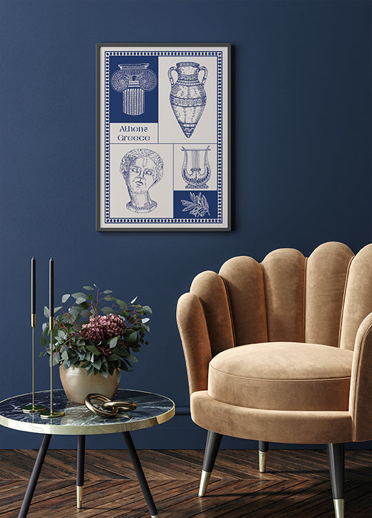 Athens Greece Heritage Poster - Posterbox.dk
