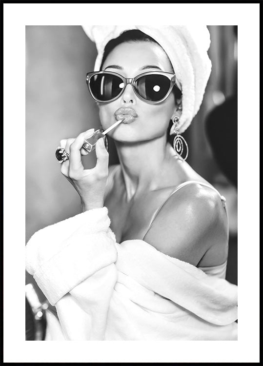 Audrey Hepburn BW Poster - Posterbox.dk